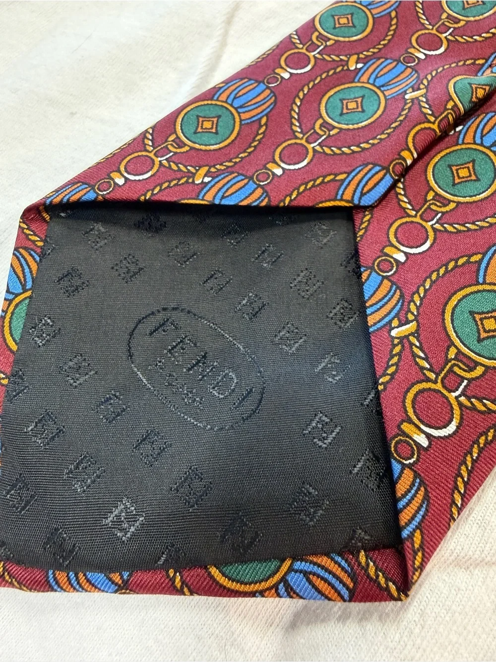 Vintage Fendi Silk necktie